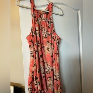 Torrid Peach Floral Tank